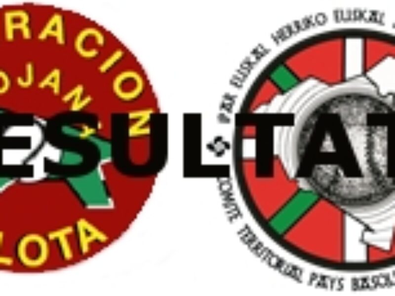 GRAVNI 2018 ERRIOXA IPARRALDE Résultats