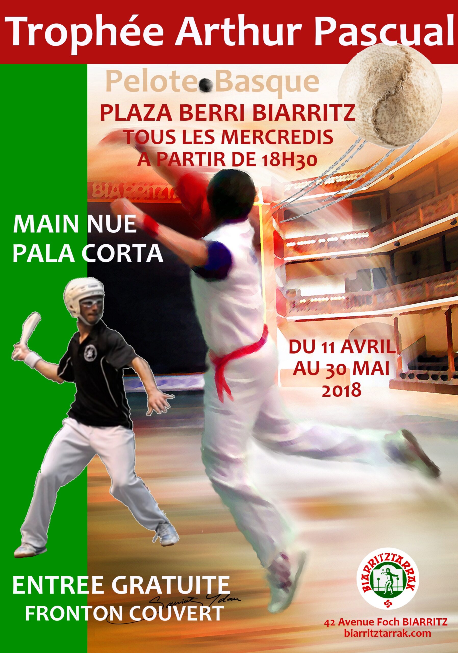 You are currently viewing Trophée Arthur Pascual Mercredi 18 avril