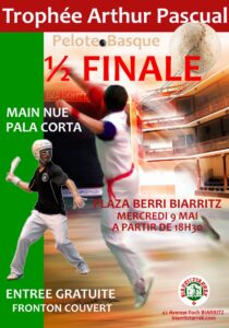 Lire la suite à propos de l’article 1/2 FINALES Trophée Arthur Pascual