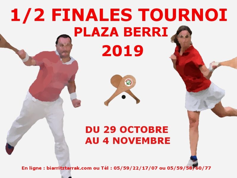 1/2 FINALES TOURNOI PLAZA BERRI