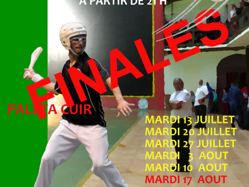 Soirée FINALES Mardi 17 Août