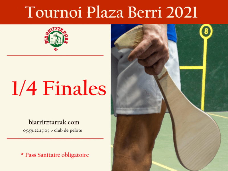 1/4 de Finales Programme complet