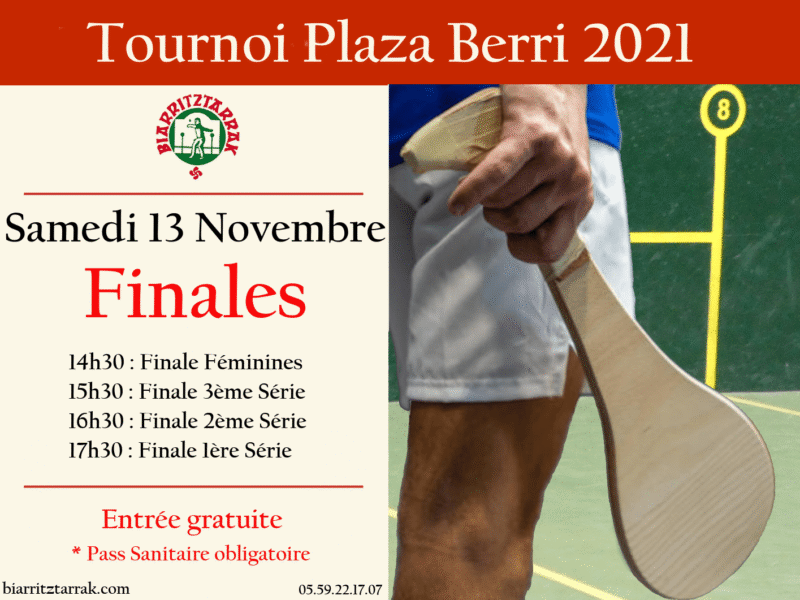 Finales Tournoi PLaza Berri 2021