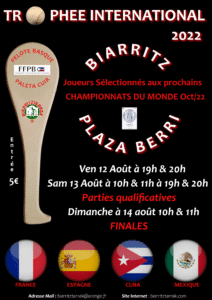 Lire la suite à propos de l’article TROPHÉE INTERNATIONAL 12, 13, 14 Août