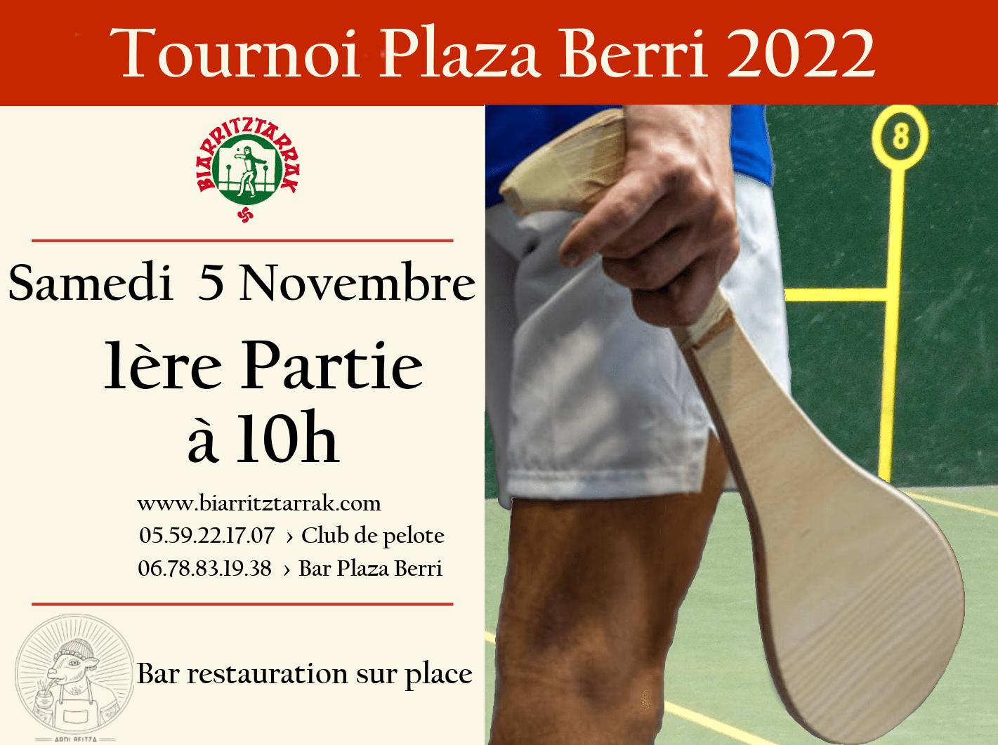 You are currently viewing Tournoi Plaza Berri 2022