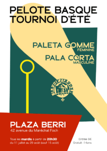 Lire la suite à propos de l’article Tournoi d&rsquo;Eté, tous les mardis…