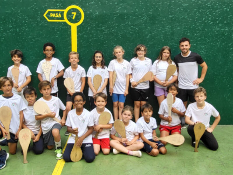 Tournoi école de pelote