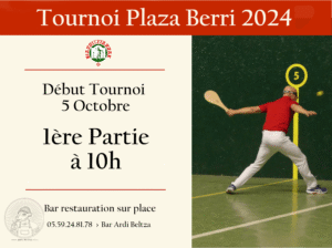 Lire la suite à propos de l’article Début Tournoi Plaza Berri 2024