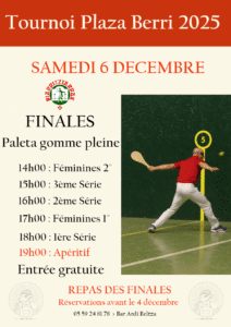 Lire la suite à propos de l’article PROGRAMME DES FINALES 2025